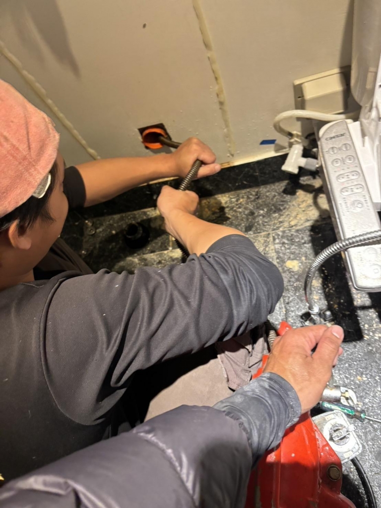 新竹浴室排水管水刀通管工程