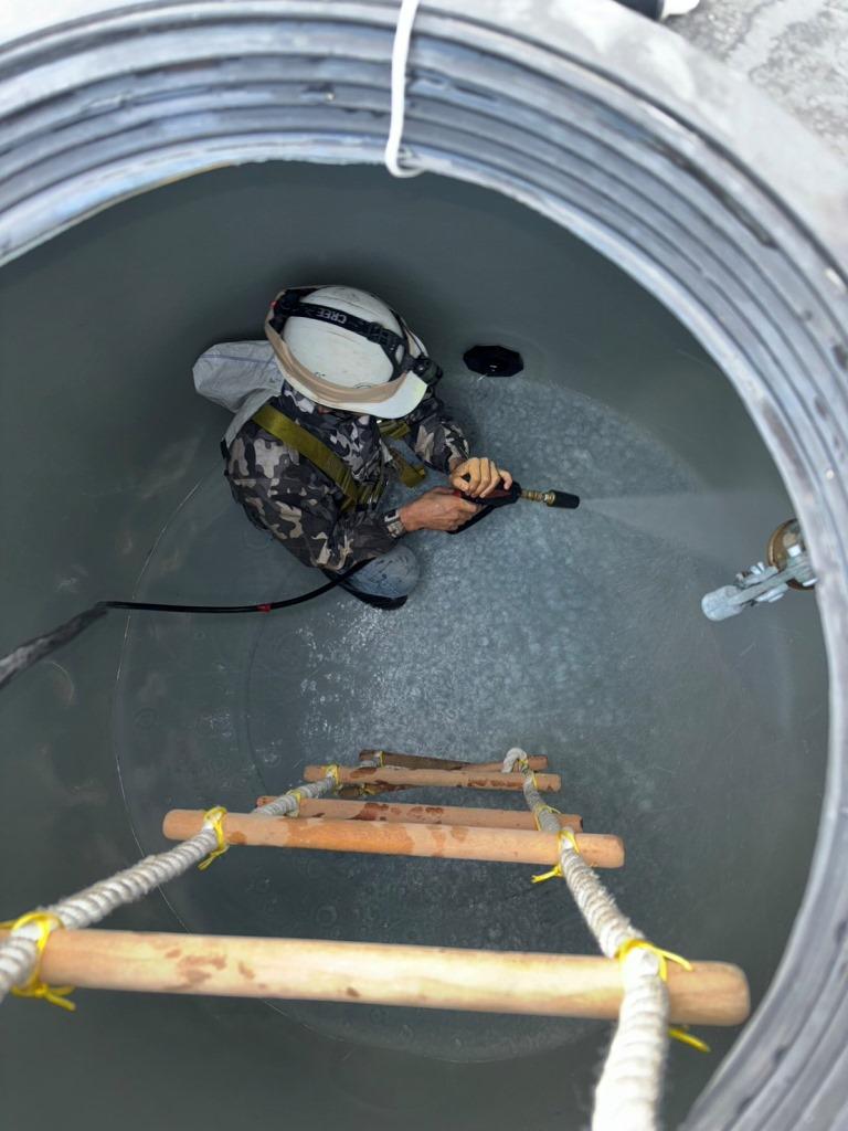 苗栗水塔內部清洗工程